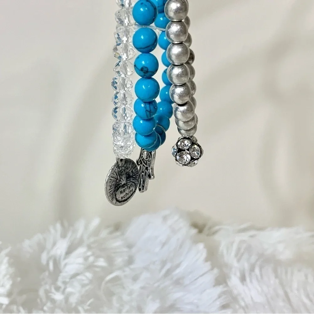 NWOT layered turquoise bracelet